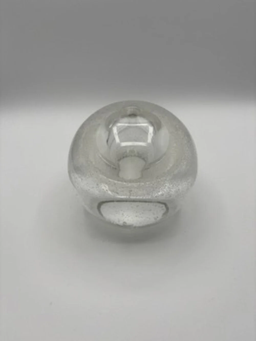 Hand blown Crystal Oil Lamp Bubble Sphere Kosta Boda by Goran Warff